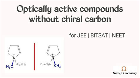 chiral compounds are optically active